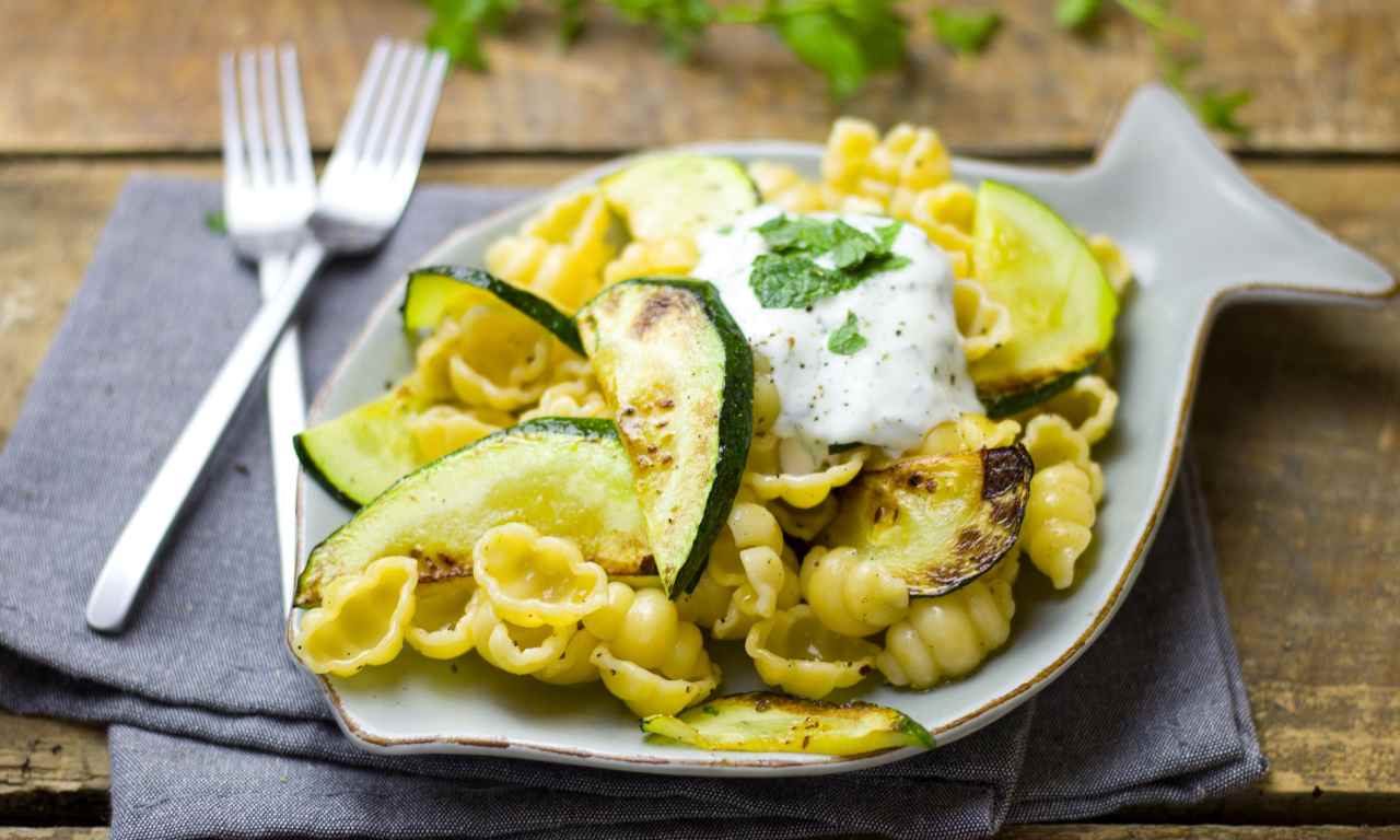 pasta primavera zucchine