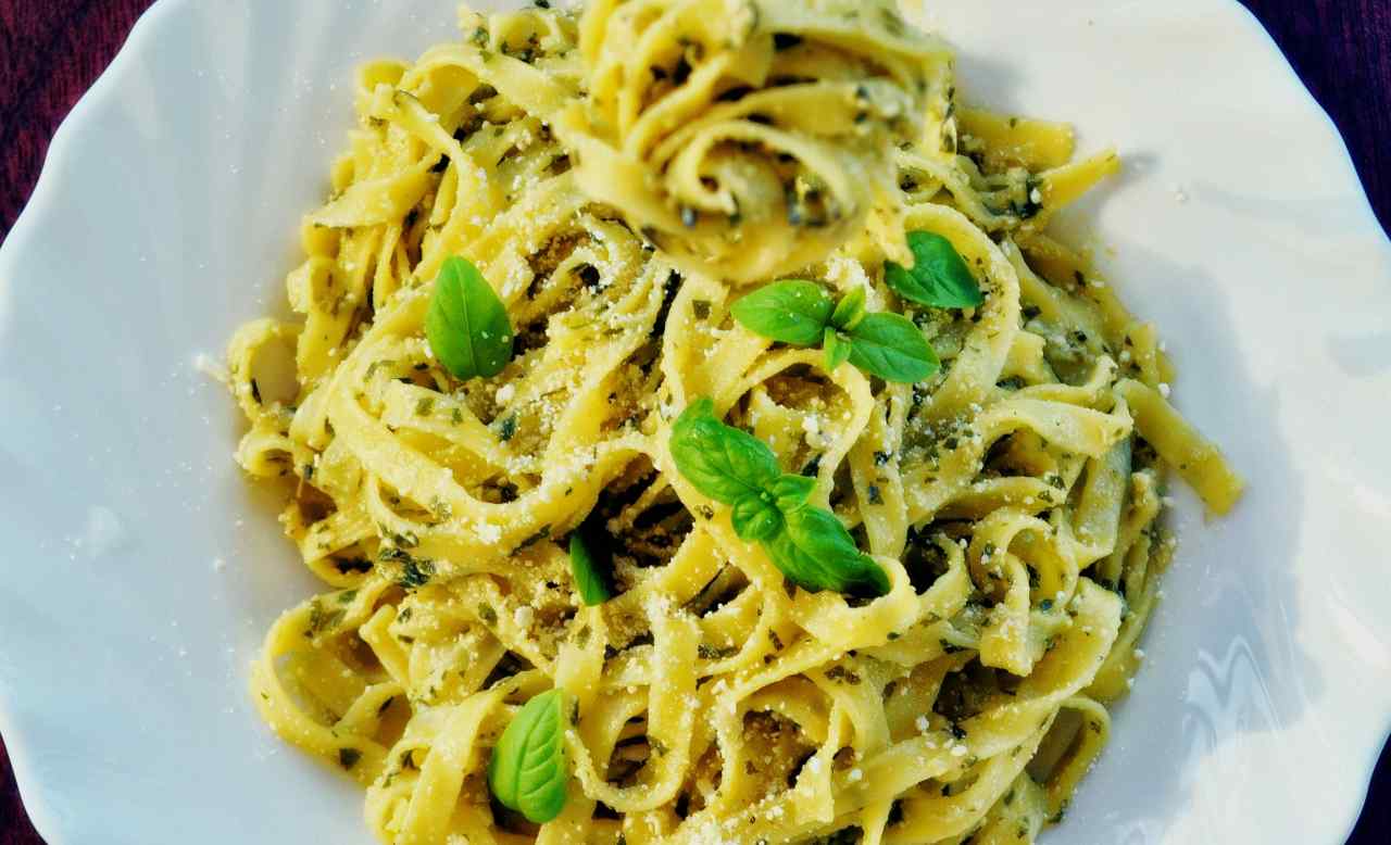 pasta pesto cremosissima