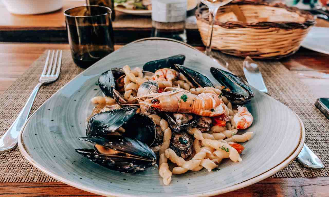 cozze penne pomodorini