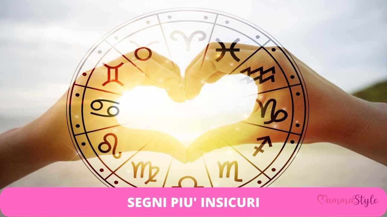 più insicuri zodiaco