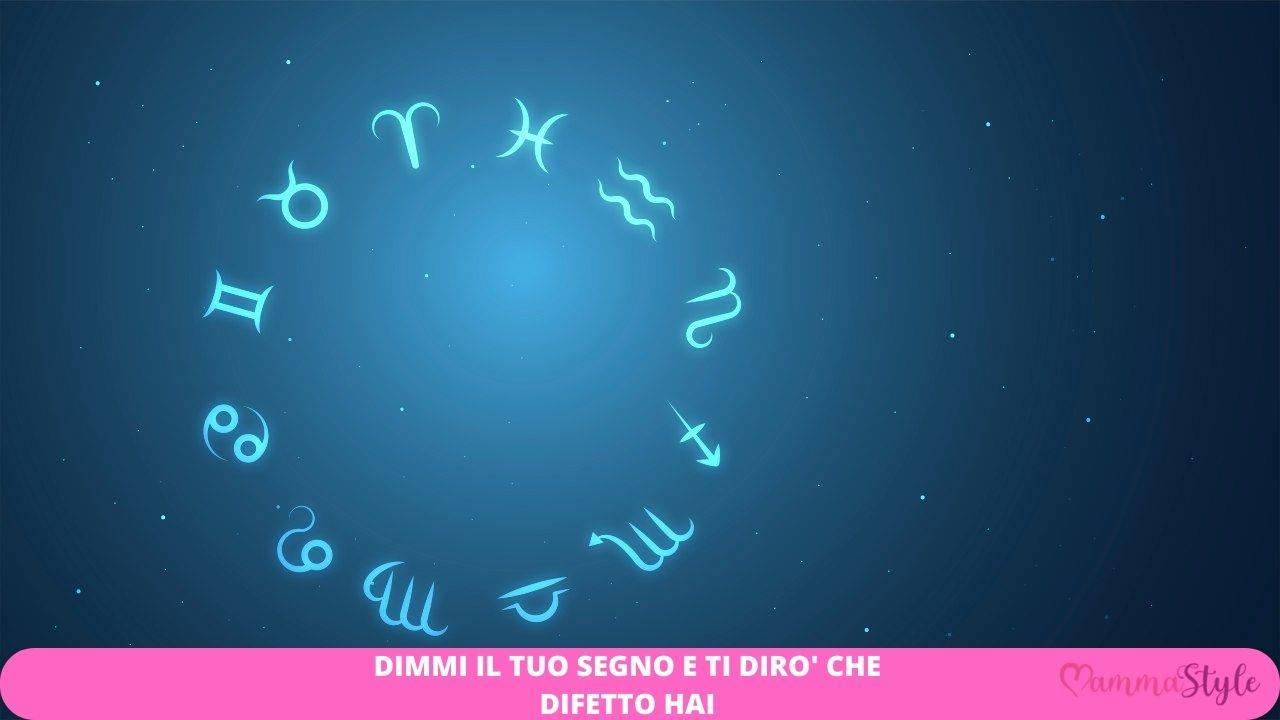 segno zodiacale difetto